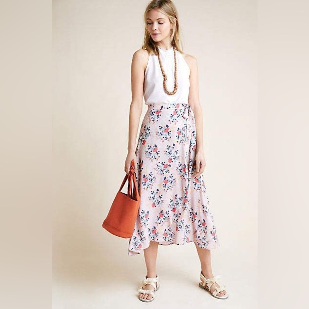 Velvet by Graham & Spencer ‘Isadora’ floral wrap skirt